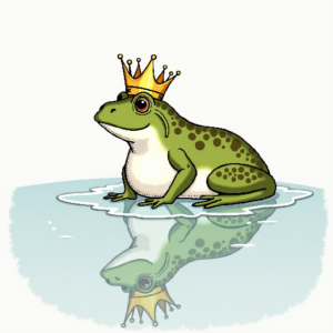 The Crowned Pond Dweller